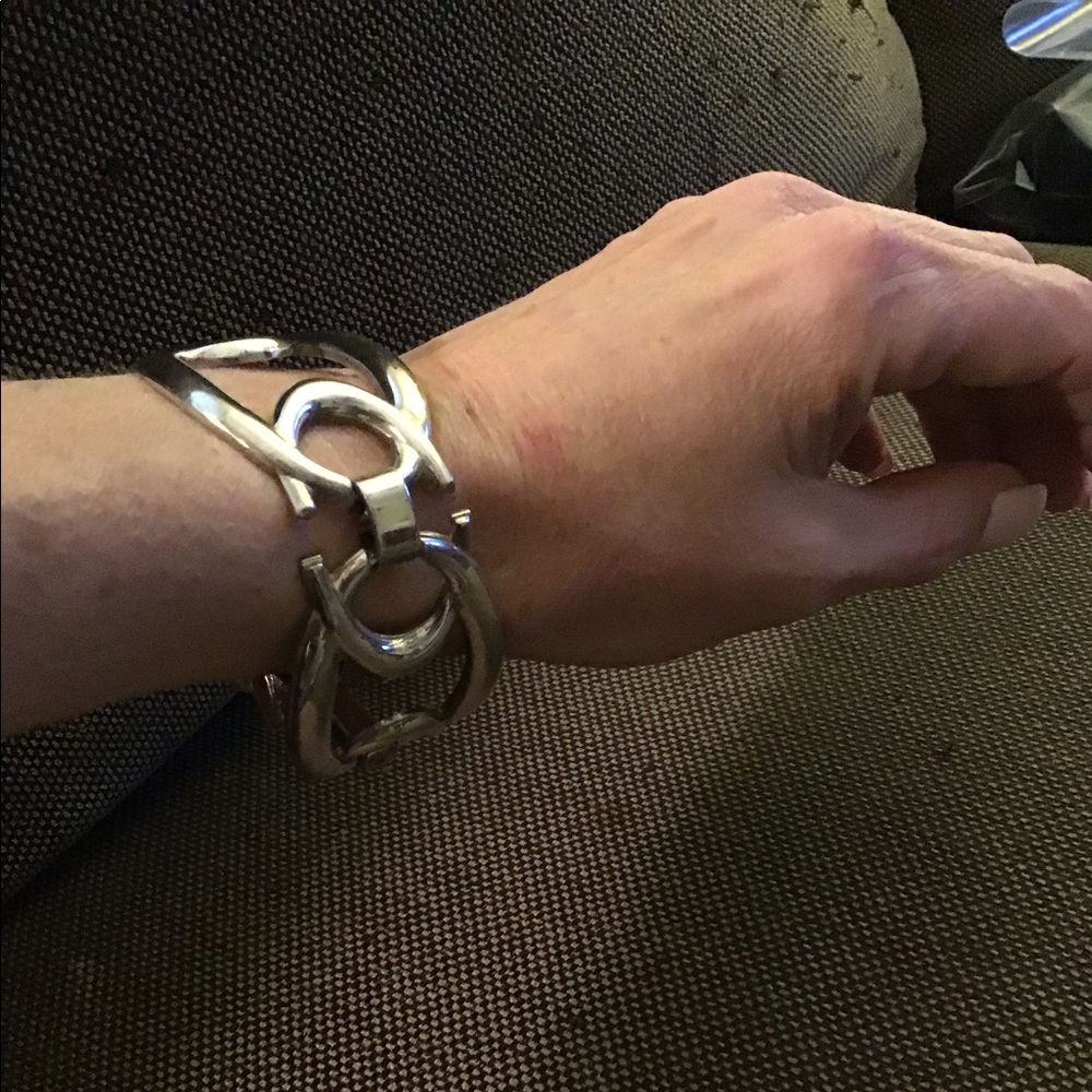 Vintage metal link bracelet